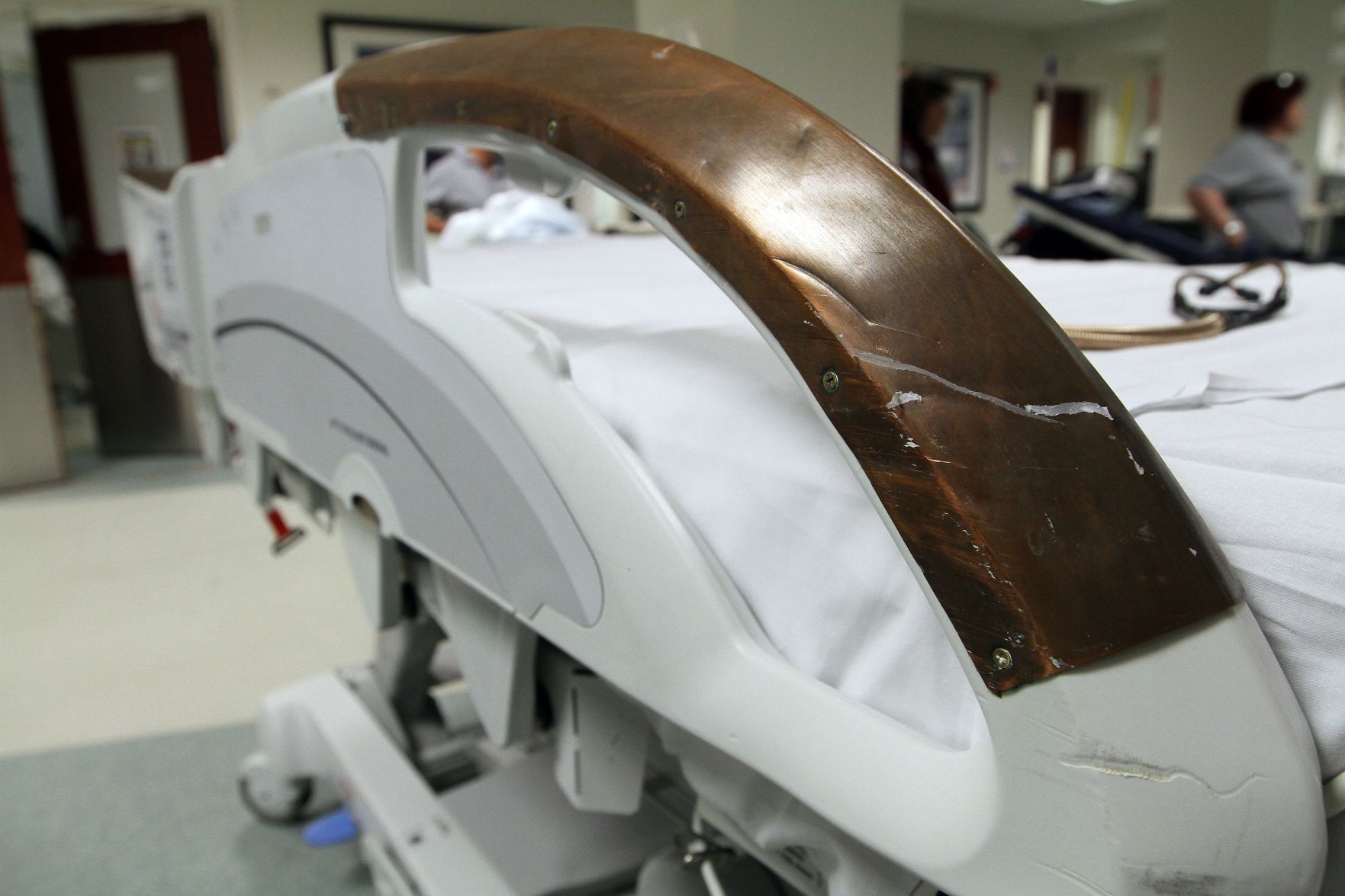 Bed rail copper